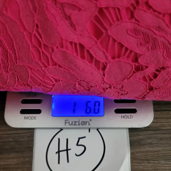 rsvp by TALBOTS Womens Suit Jacket Size 18WP Pink Floral Cotton Lace Pockets - Picture 9 of 9